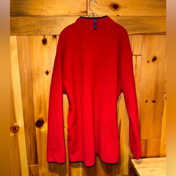 NEW Polo Ralph Lauren Red Fleece Snap Pullover Jacket 4XLT 4LT 4XL Big Tall NWT - Picture 7 of 11